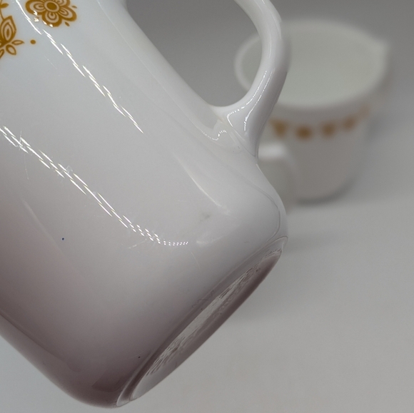 Vintage Corning Corelle Butterfly Gold Coffee Mugs Set Of 4 - Picture 4 of 8